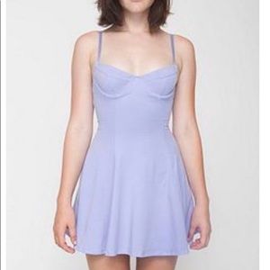 American Apparel lavender sweetheart dress